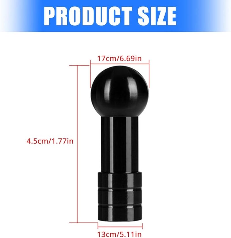 1 4 Inch Thread to 17mm Ball Adapter for Car Phone Holder Stand Black - Image 5